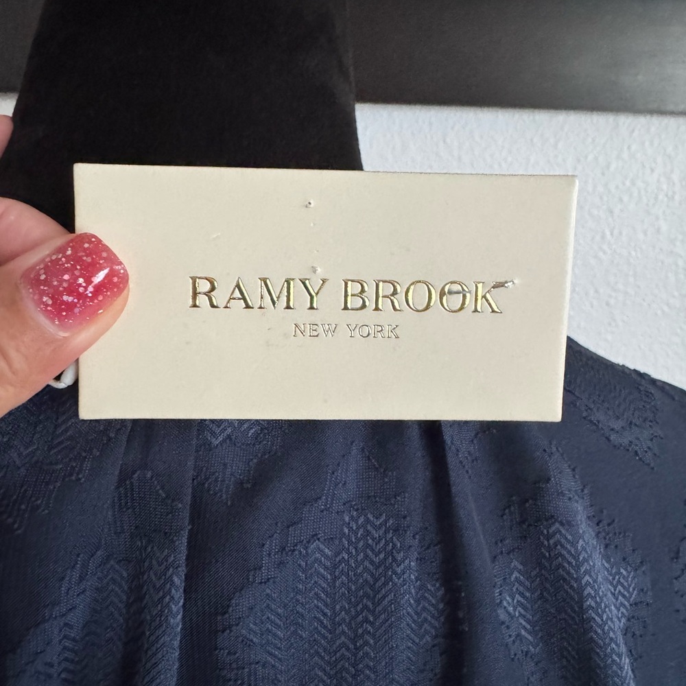 Ramy Brook Asya Maxi Dress NWT $545  in Navy Medium Retail $545 - Picture 6 of 9